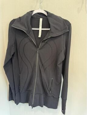 Lululemon Black Full-Zip Hoodie Jacket Size 8